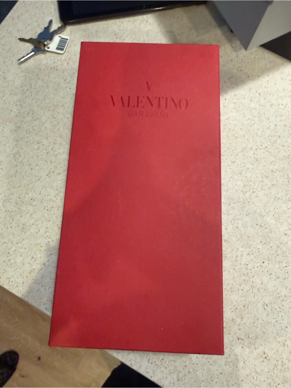 Valentino Garavani Red Embossed Gift Box